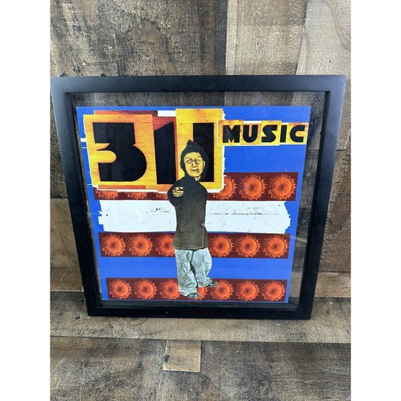 311 Music 1992 Capricorn Records Promotion Poster Not For Sale Framed Very Rare - Picture 2 of 9